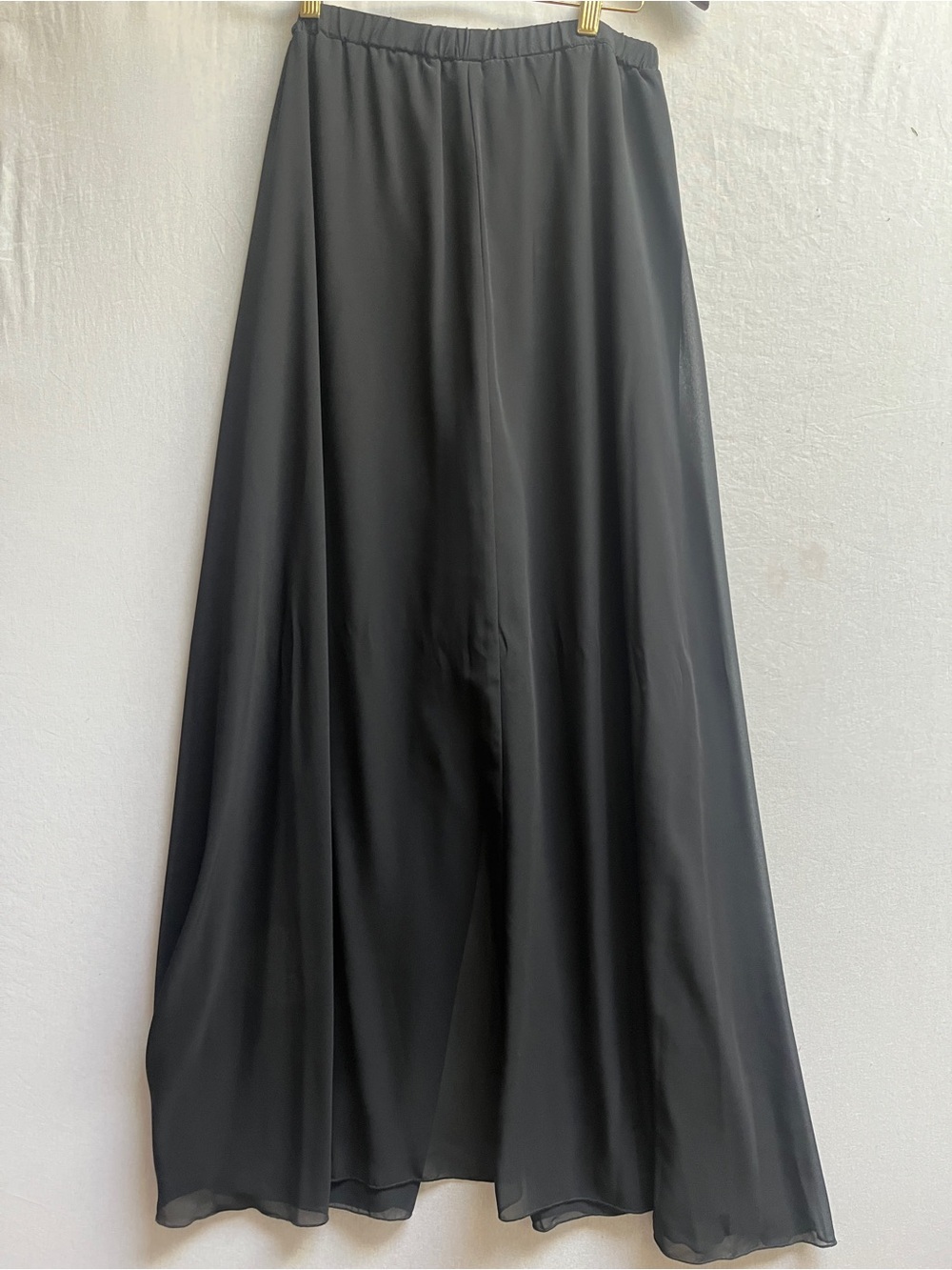Marina Wide Leg Flyaway Palazzo Overlay Pants Skirt M - Picture 2 of 12